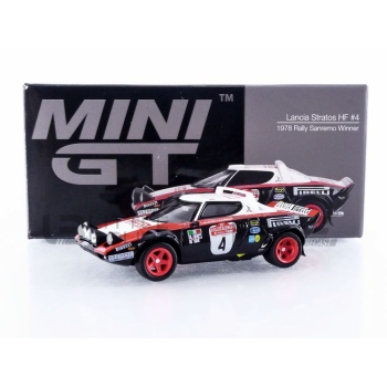 MINI GT 1/64 - LANCIA Stratos HF - Winner Rallye San Remo 1978
