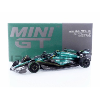 MINI GT 1/64 - ASTON MARTIN AMR24 - Canadian GP 2024 (F. Alonso)