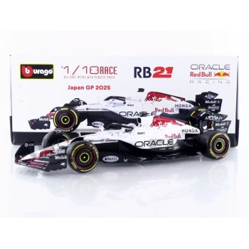 BBURAGO 1/18 - RED BULL RB21 - Winner Japan GP 2025 (M. Verstappen)