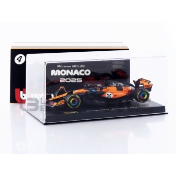 BBURAGO 1/43 - MCLAREN MCL39 - 3rd Monaco GP 2025 (L. Norris)
