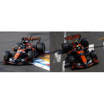 MINICHAMPS 1/64 - MCLAREN MCL40 Set Car x2 - Monaco GP 2026 (L. Norris - O. Piastri)