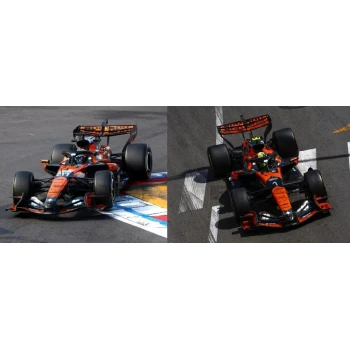 MINICHAMPS 1/64 - MCLAREN MCL40 Set Car x2 - Monaco GP 2026 (L. Norris - O. Piastri)