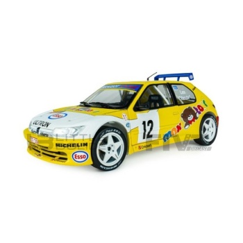SOLIDO 1/18 - PEUGEOT 306 Maxi - Rallye du Condroz 1997